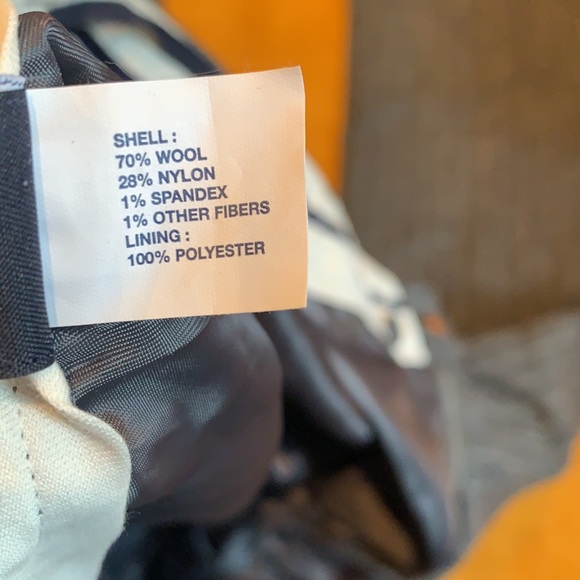 GAP 12R wool pinstripe pants.  pin stripes. - Picture 5 of 5